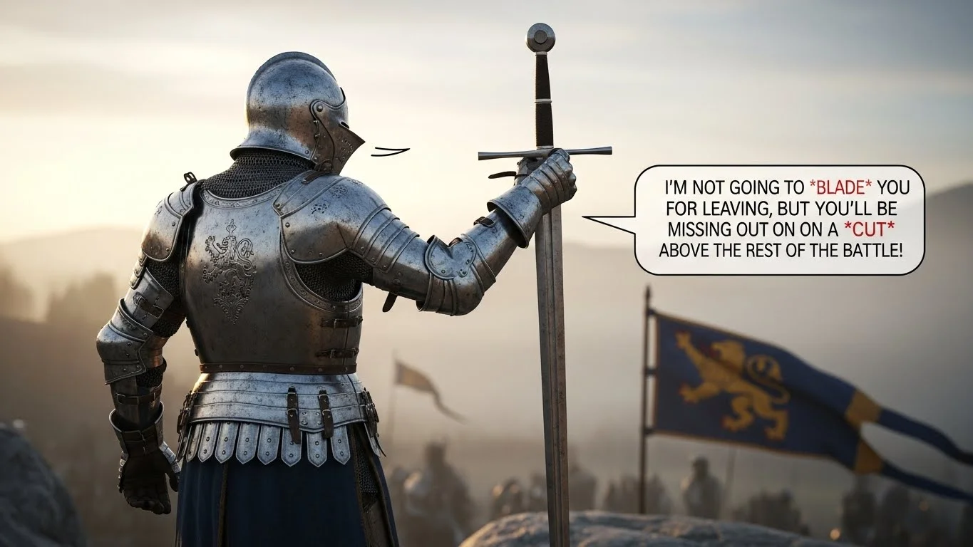 Best Sword Puns to Start the Battle