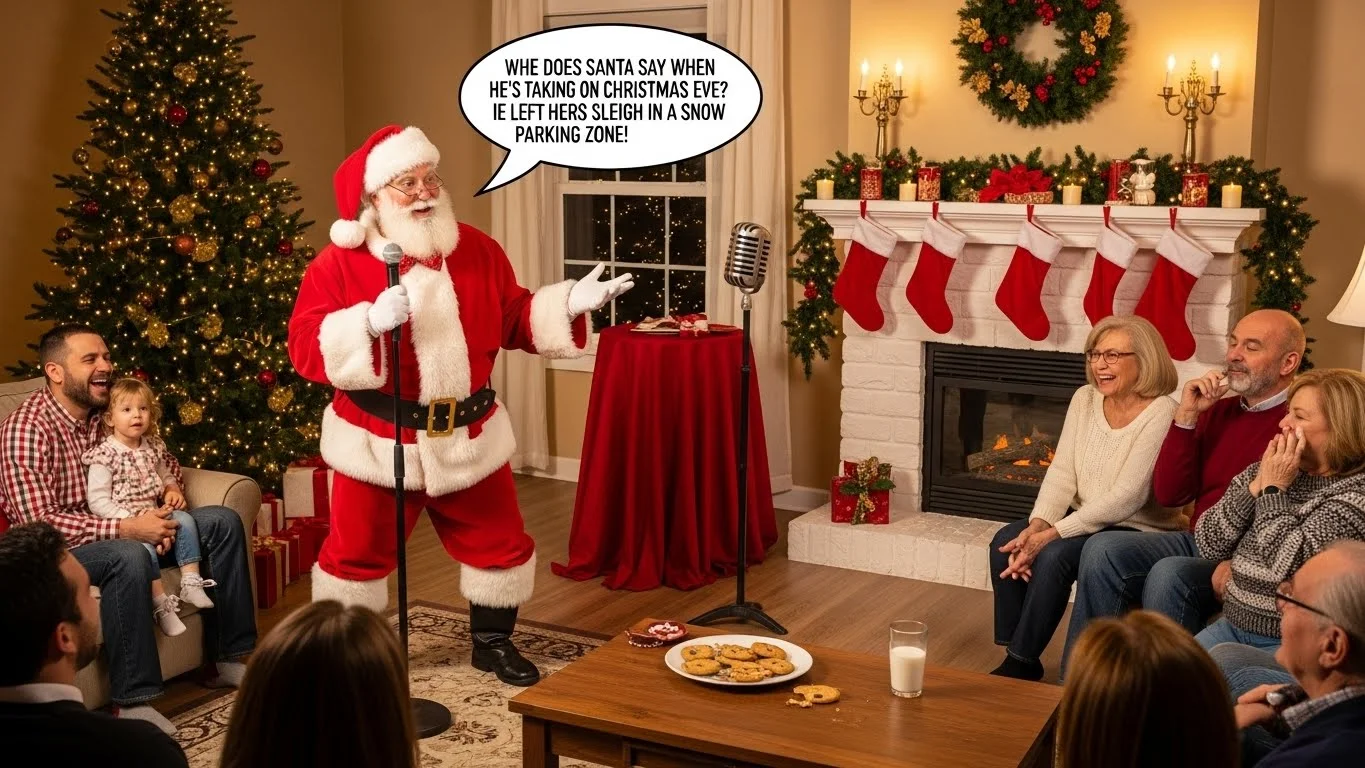 Christmas Santa Puns