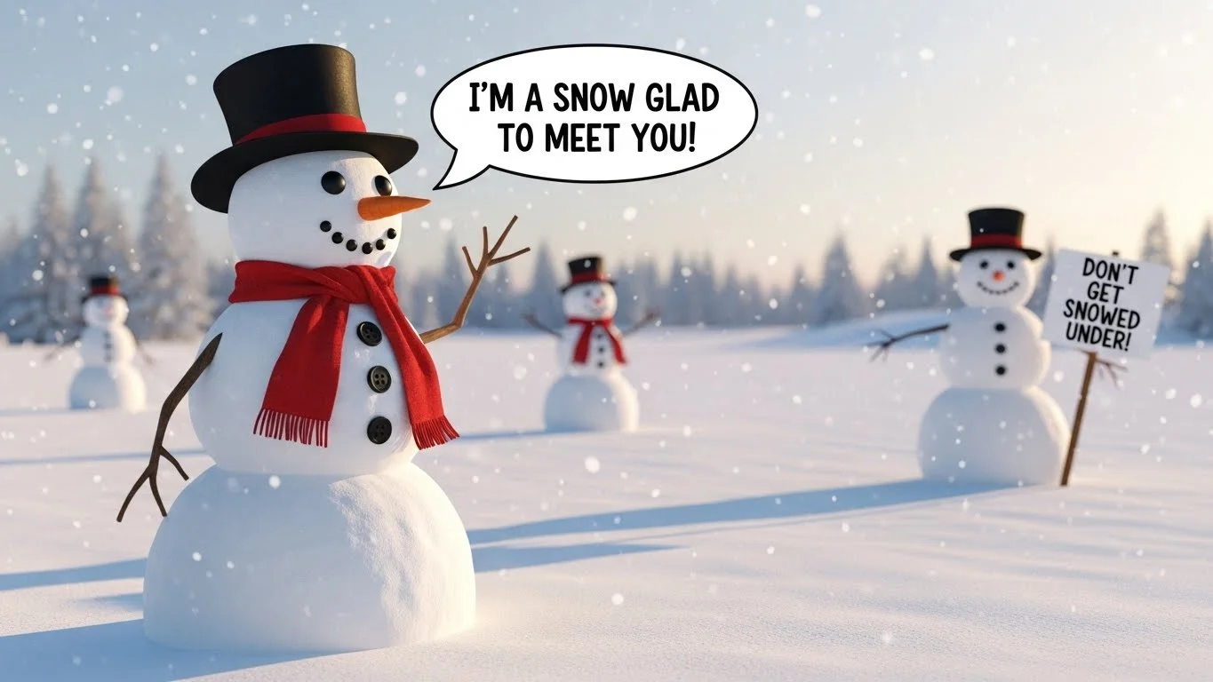 Classic Snowman Puns 