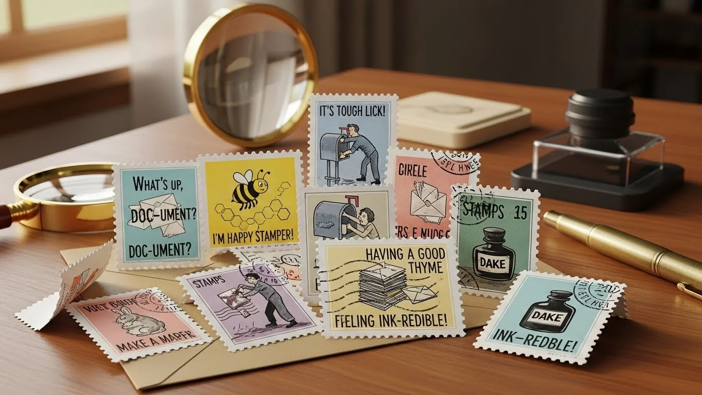 Classic Stamp Puns That Really Stick