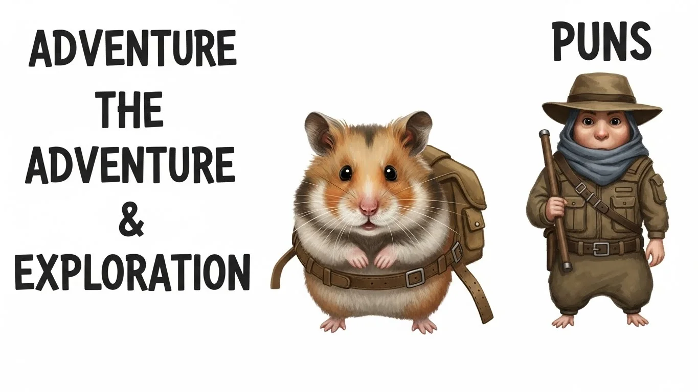 Hamster Adventure & Exploration Puns
