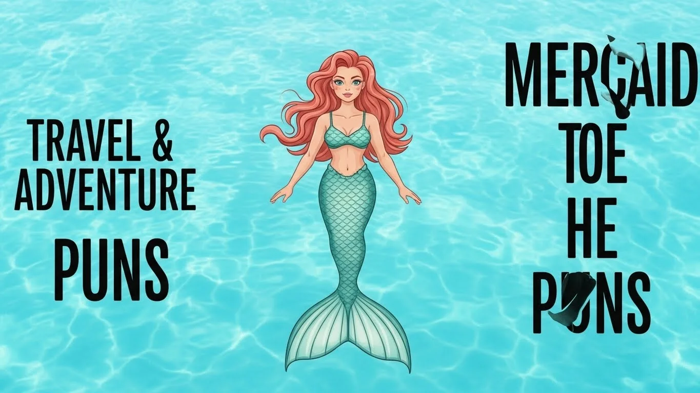 Mermaid Travel & Adventure Puns