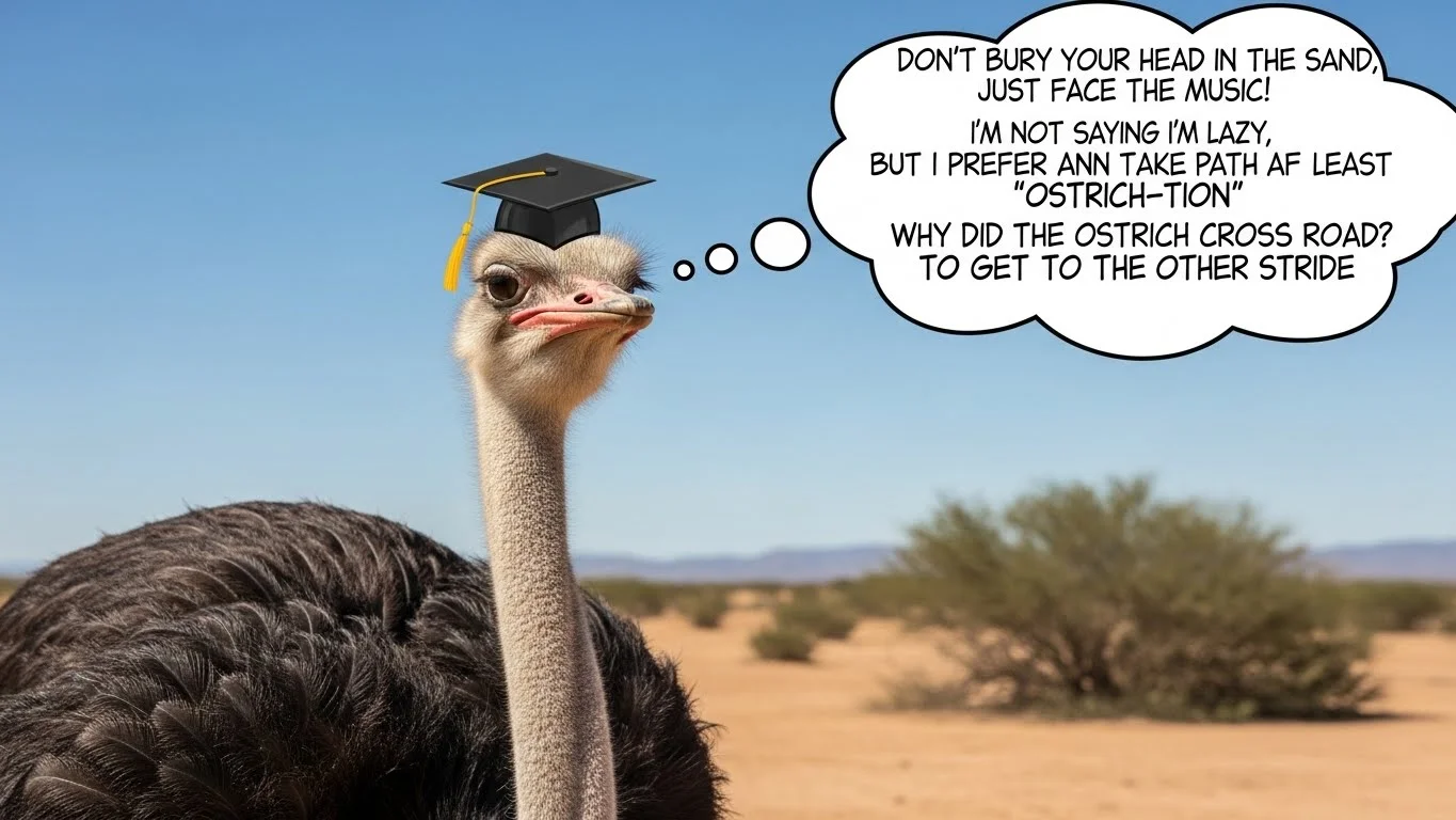 Ostrich Puns One-Liners
