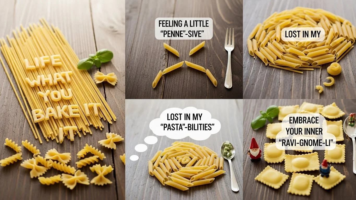 Pasta Life & Mood Puns