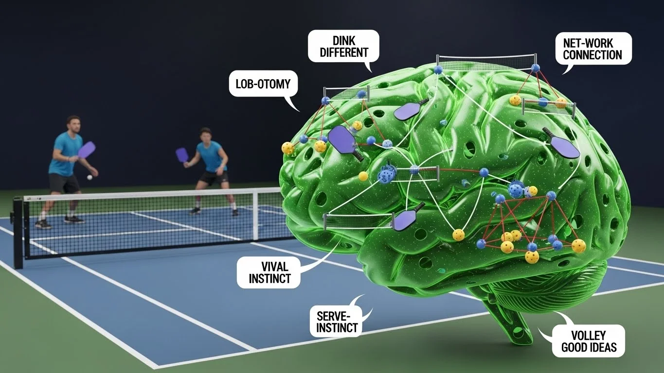 Pickleball Brain & Strategy Puns