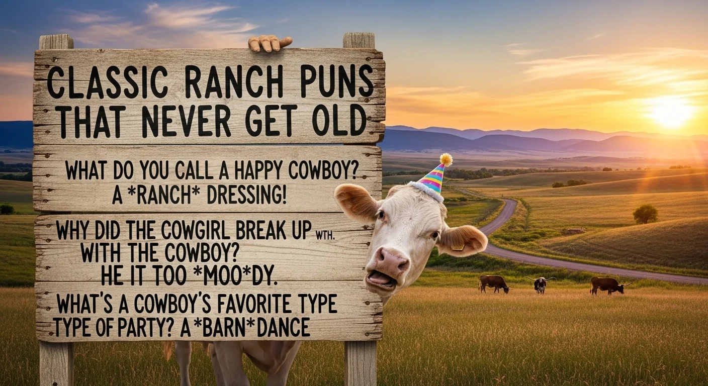 Classic Ranch Puns That Never Get Old