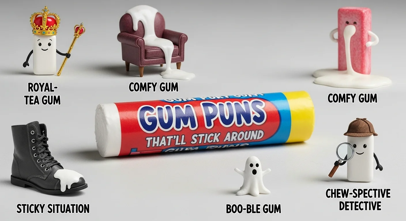 Gum Puns That’ll Stick Around