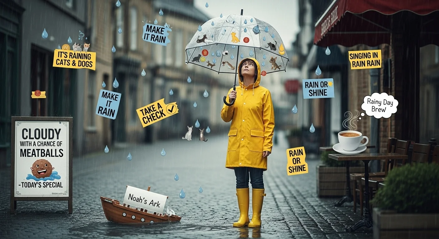 Rainy-day puns to drizzle out in style