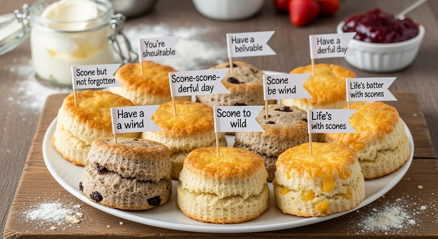 Short Scone Puns