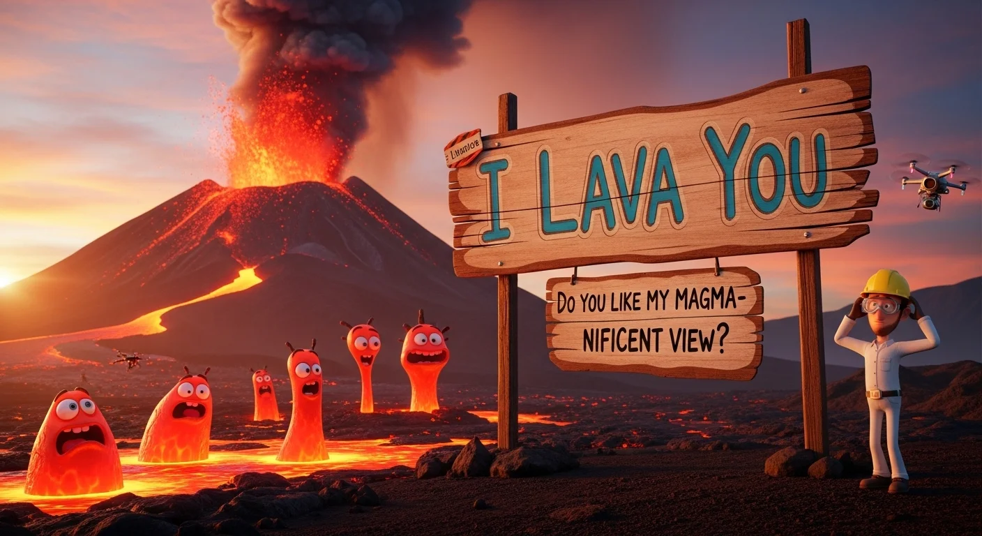 Volcano Science Puns 