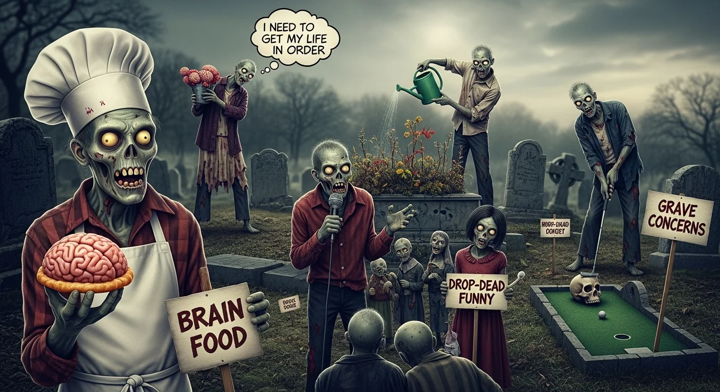 Zombie Puns That Are Drop-Dead Funny