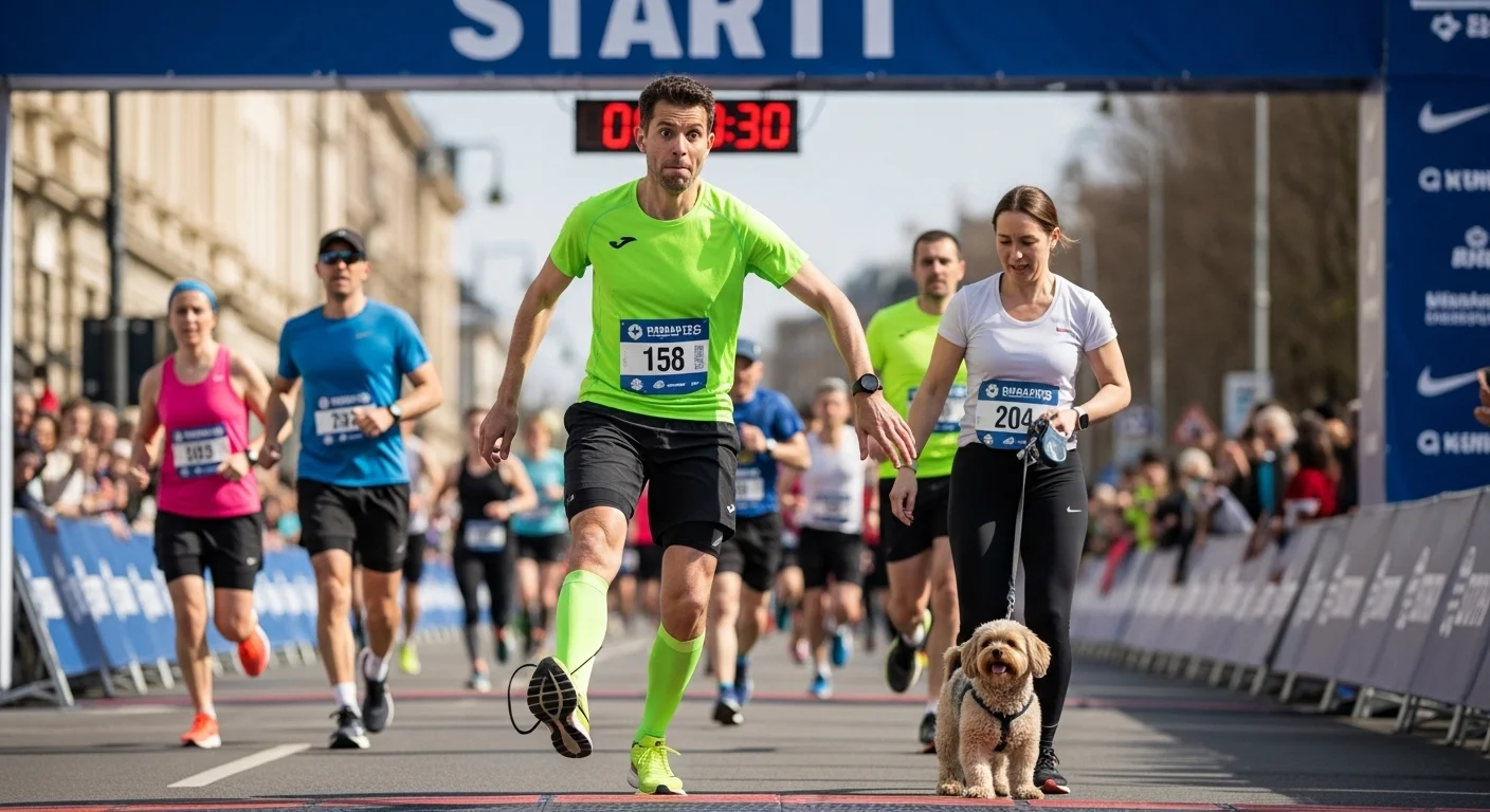 Off to a Running Start   Marathon Puns 