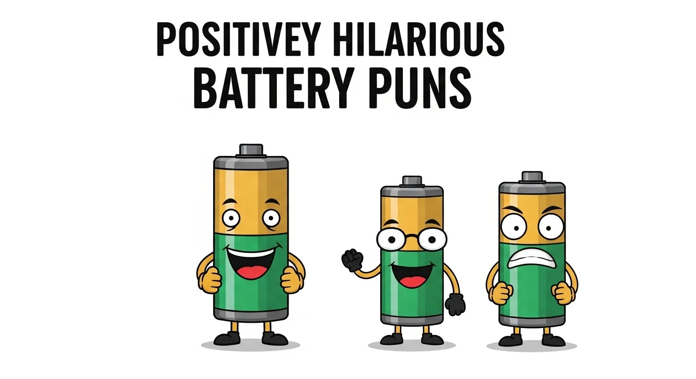 Positively Hilarious Battery Puns