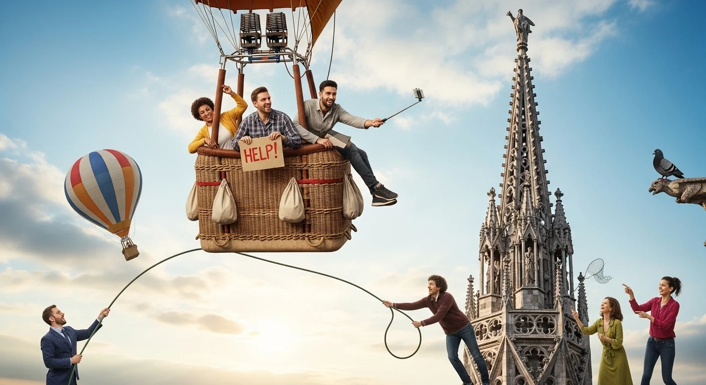 Twisted Humor in the Air