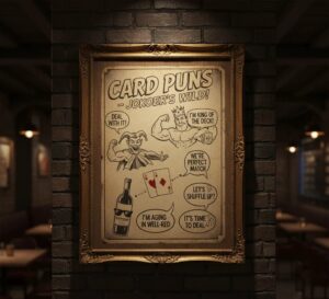Read more about the article 235+ Card Puns That’ll Deal You a Winning Hand — Funny Playing Card Jokes & Clever Wordplay for Every Occasion!