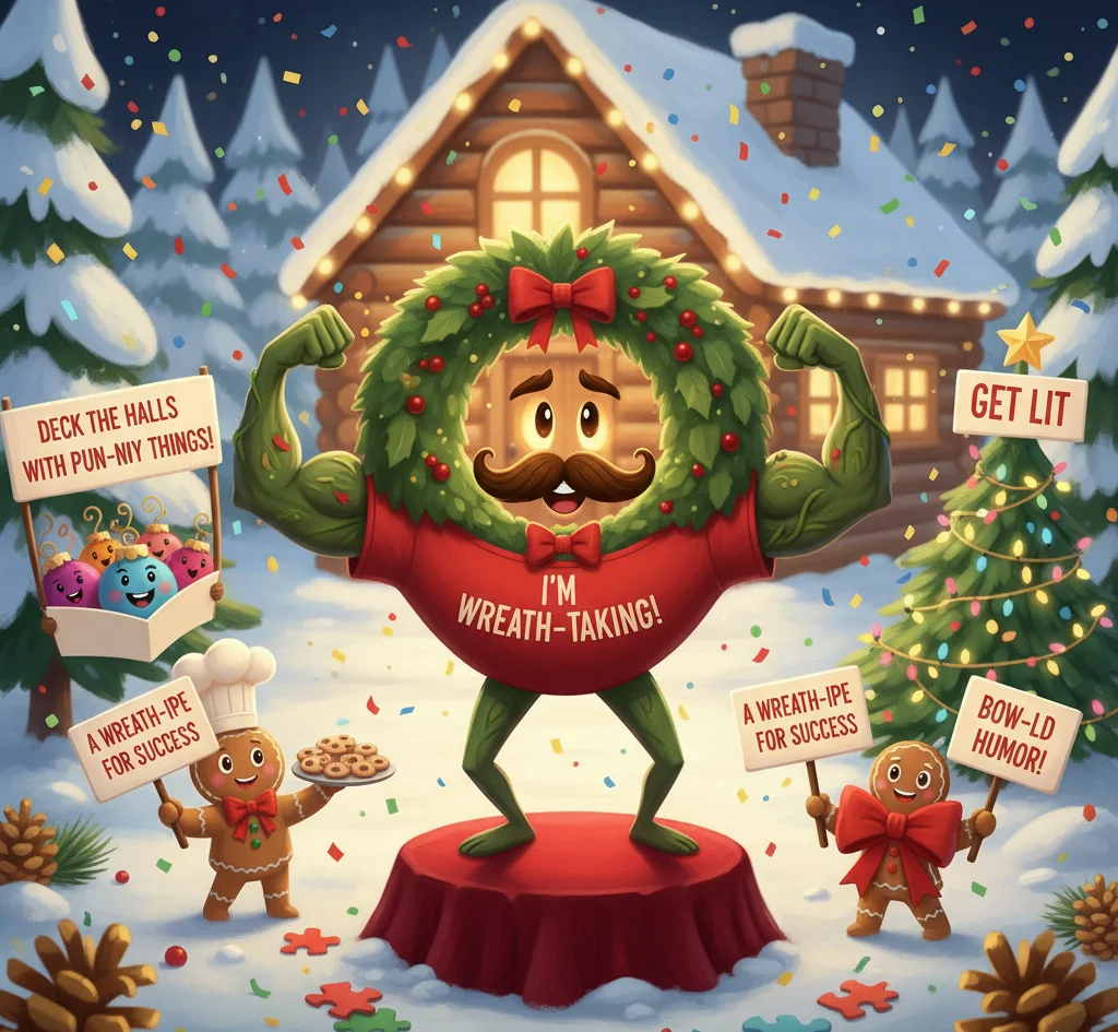 You are currently viewing 215+ Wreath Puns That’ll Leaf You Laughing This Holiday Season!