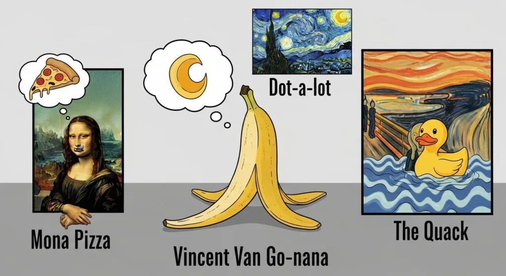 art puns