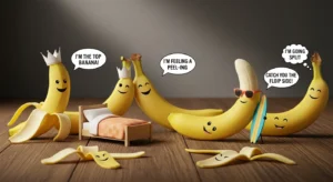 Read more about the article 340+ Funny Banana Puns to Brighten Your Day, One Peel at a Time