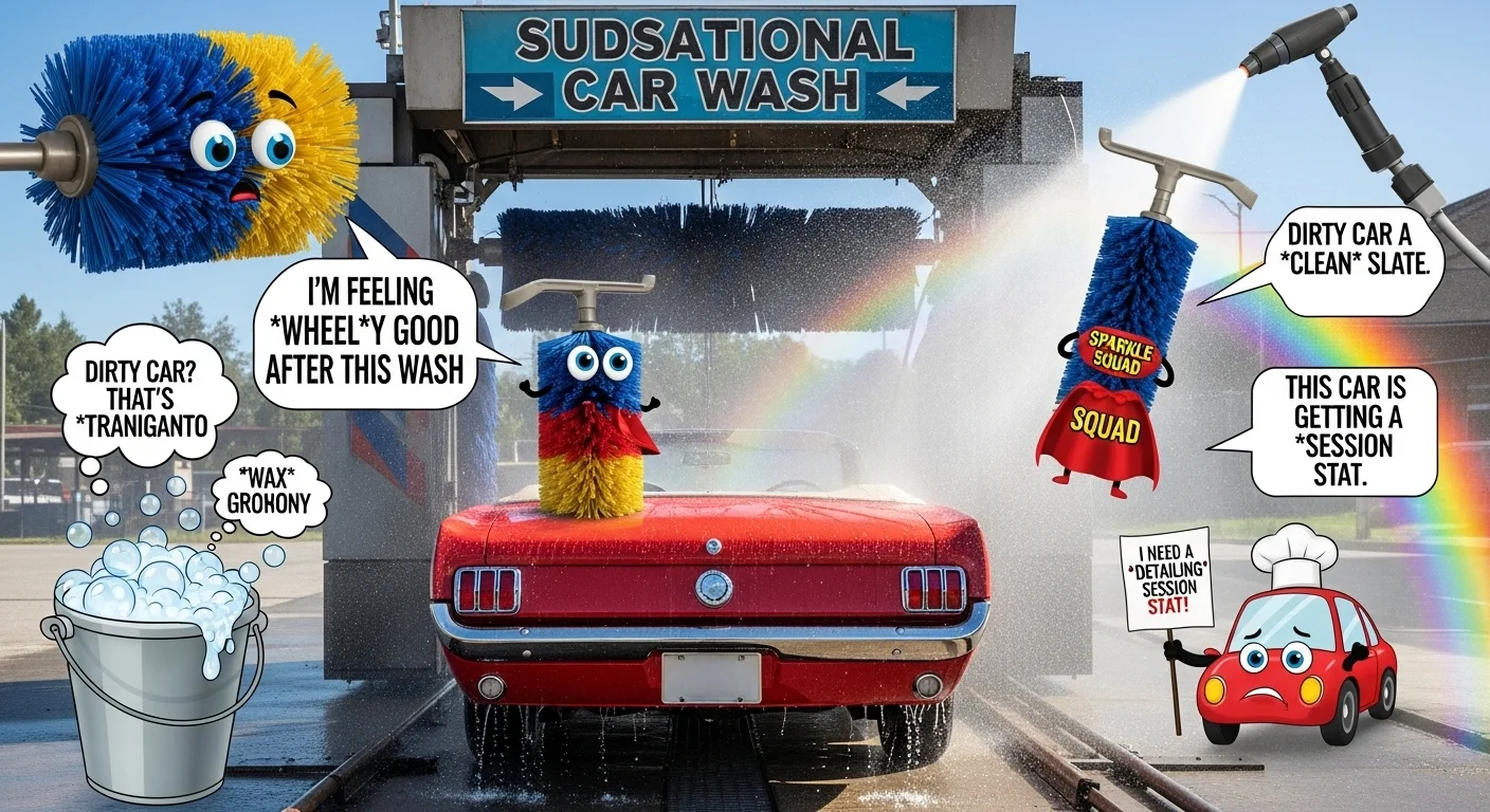 Read more about the article 315+ Funny Car Wash Puns That’ll Make You Shine