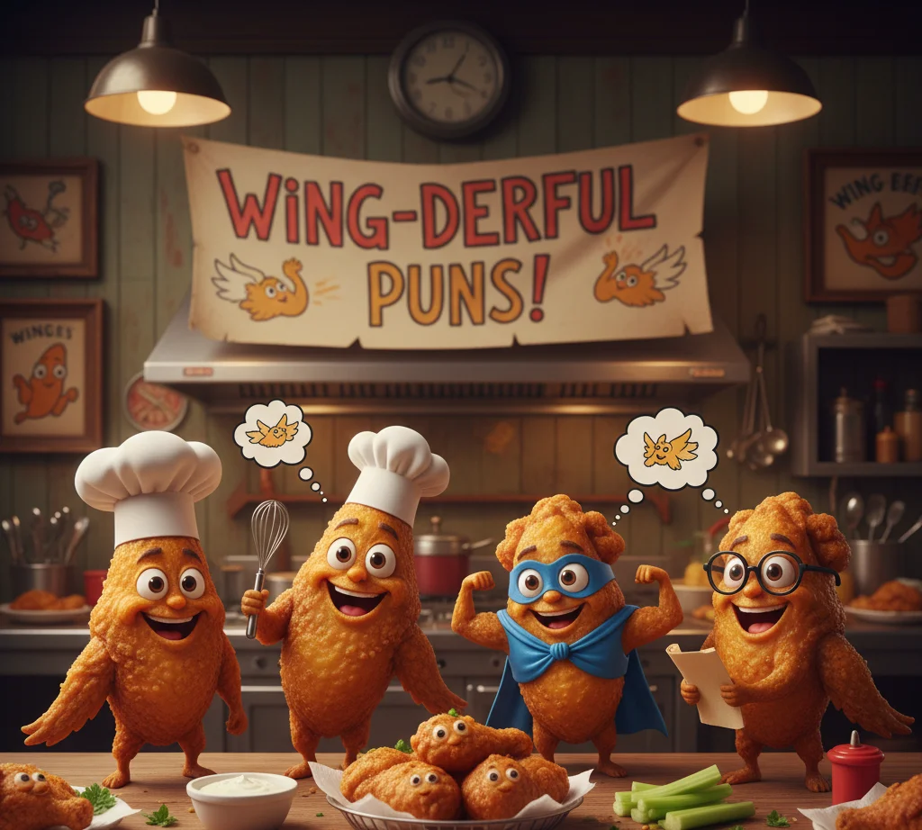 You are currently viewing 245+ Chicken Wing Puns That’ll Make You Cluck, Dip, and Laugh Out Loud