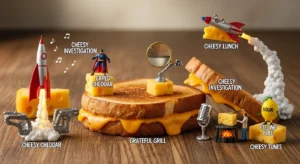 Read more about the article 250+ Grilled Cheese Puns Funny, Cheesy & Melt-Worthy Jokes You’ll Love 2026