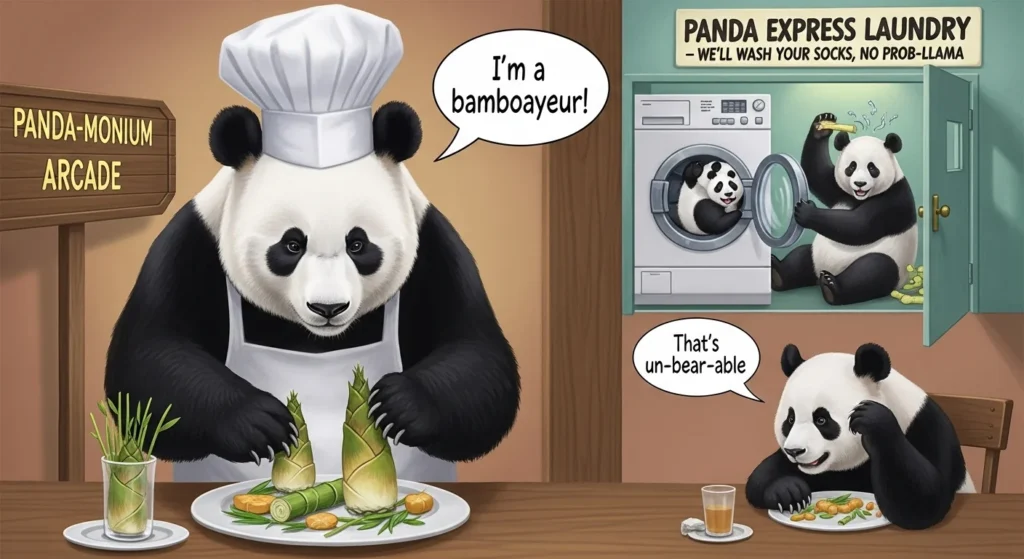 panda puns