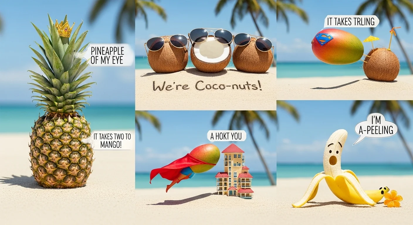 You are currently viewing 235+ Hilarious Tropical Puns That’ll Make You Go Bananas