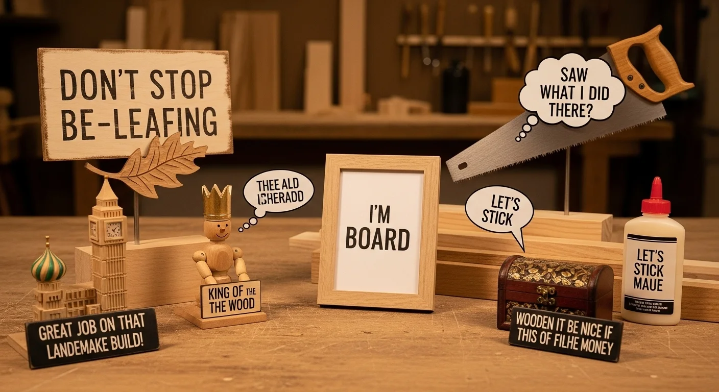 You are currently viewing 235+ Woodworking Puns That Really Nail It Carve Out Some Laughs