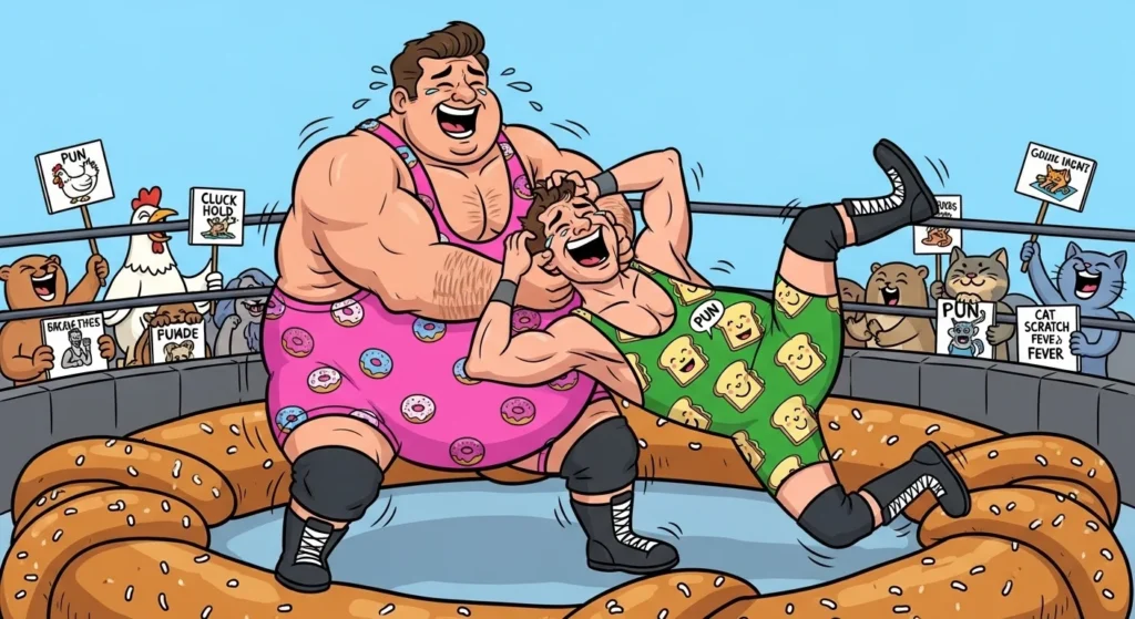 wrestling puns