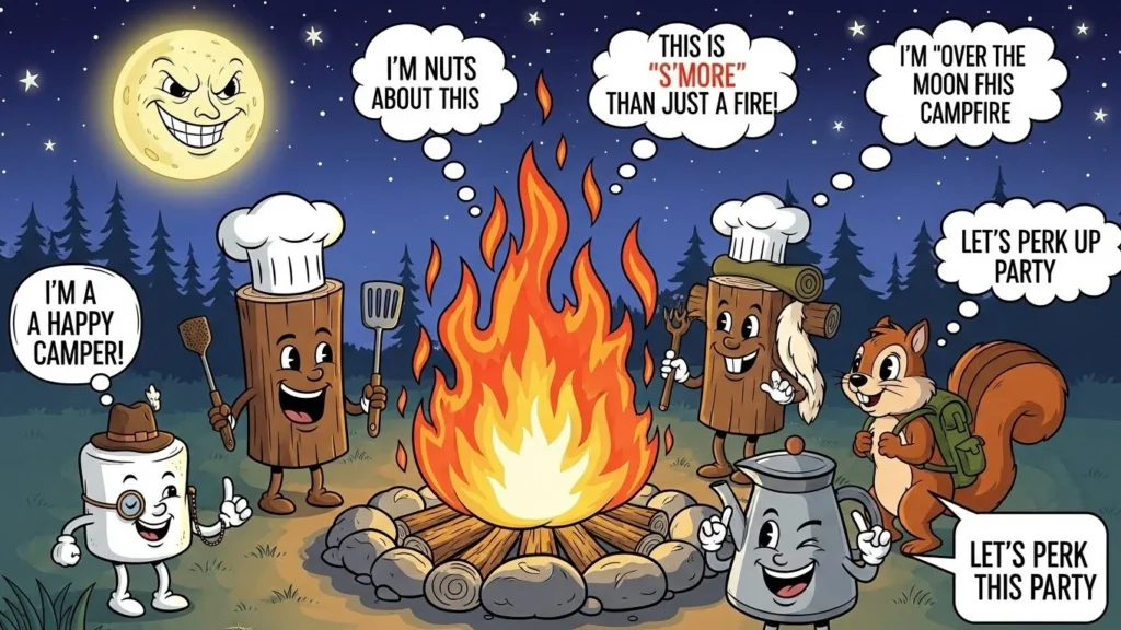campfire puns