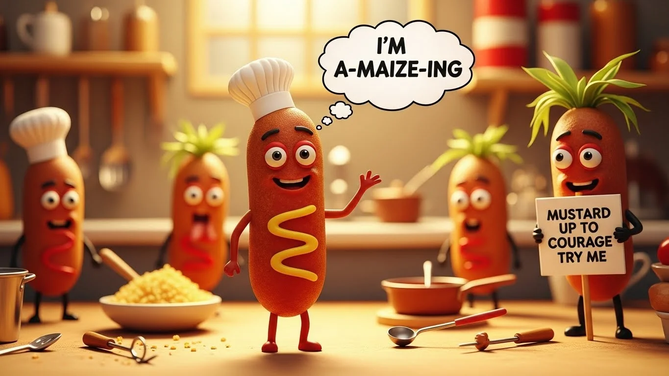 You are currently viewing 200+ Corn Dog Puns That Are Deep-Fried, Funny & Totally Delicious 2026