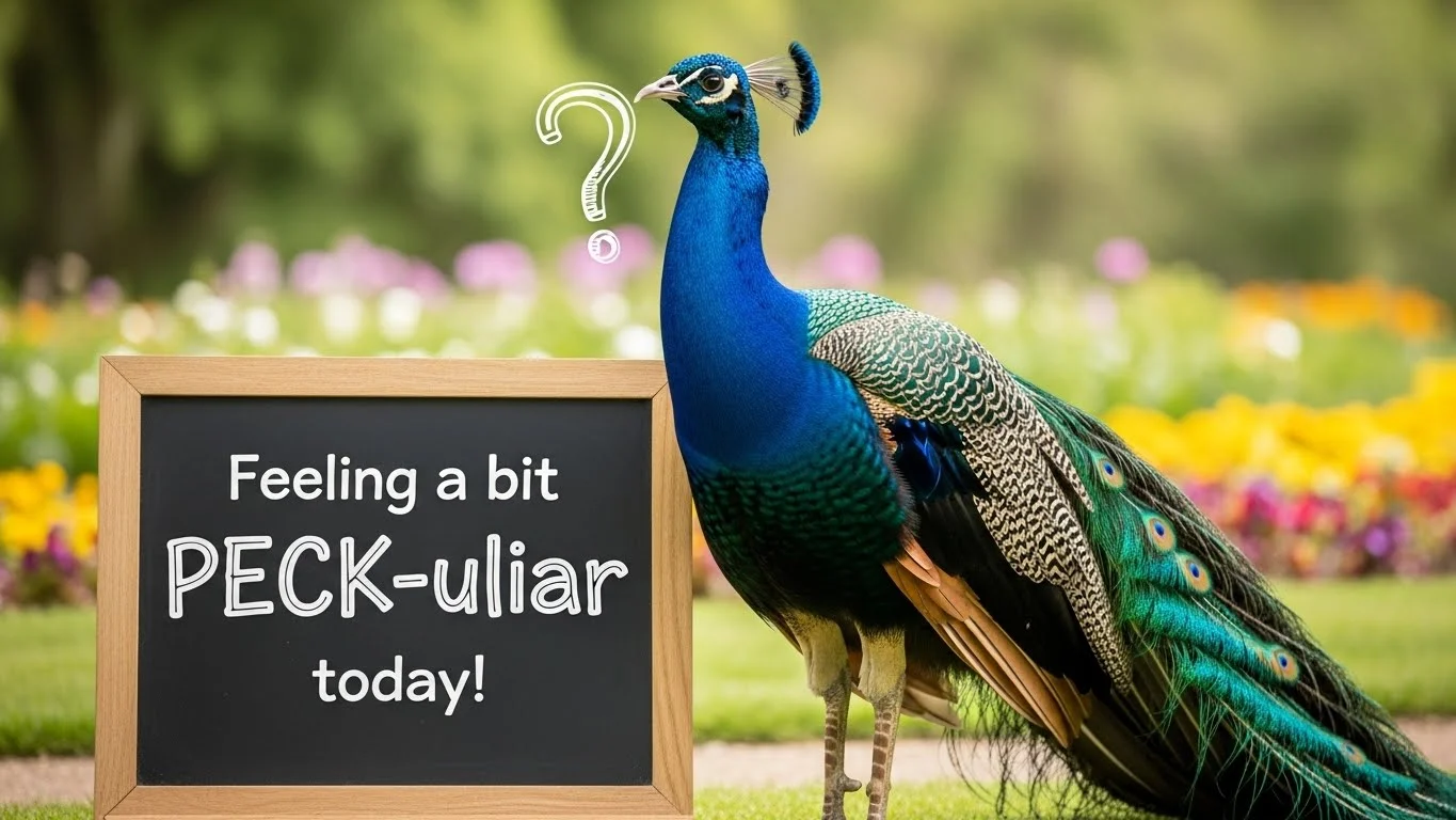 You are currently viewing 265+ Peacock Puns Funny, Clever & Fabulous Feathered Jokes 2026