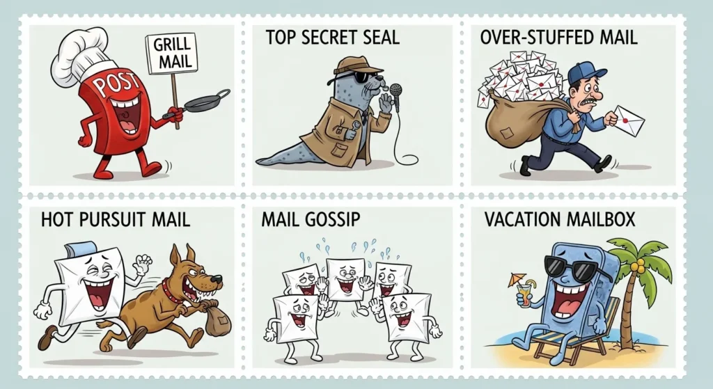 stamp puns