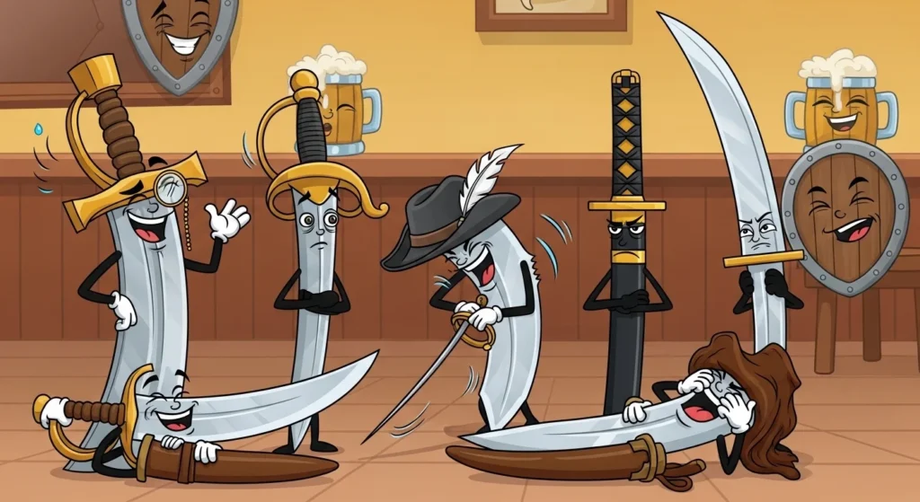 sword puns