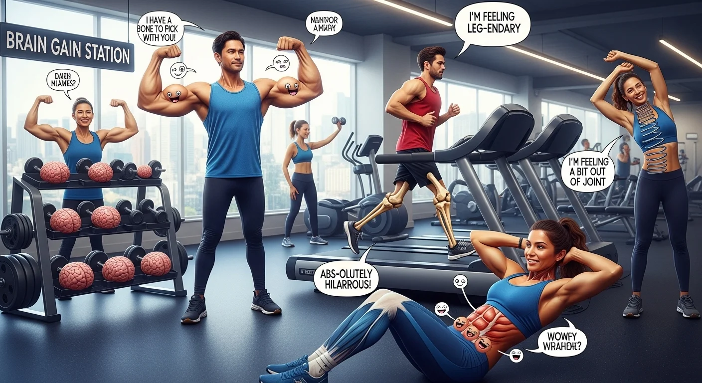 Anatomy Fitness Puns That Flex Your Funny Bone