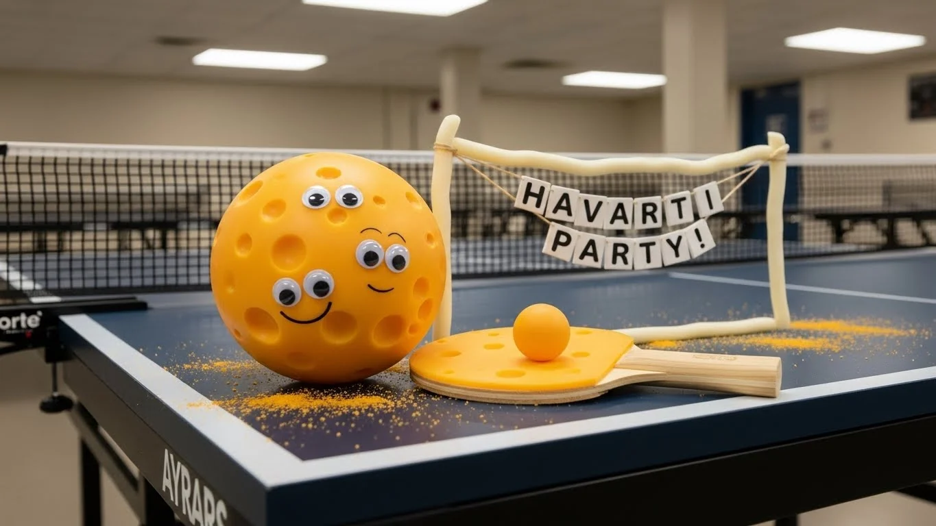 Cheesy Ping Pong Puns