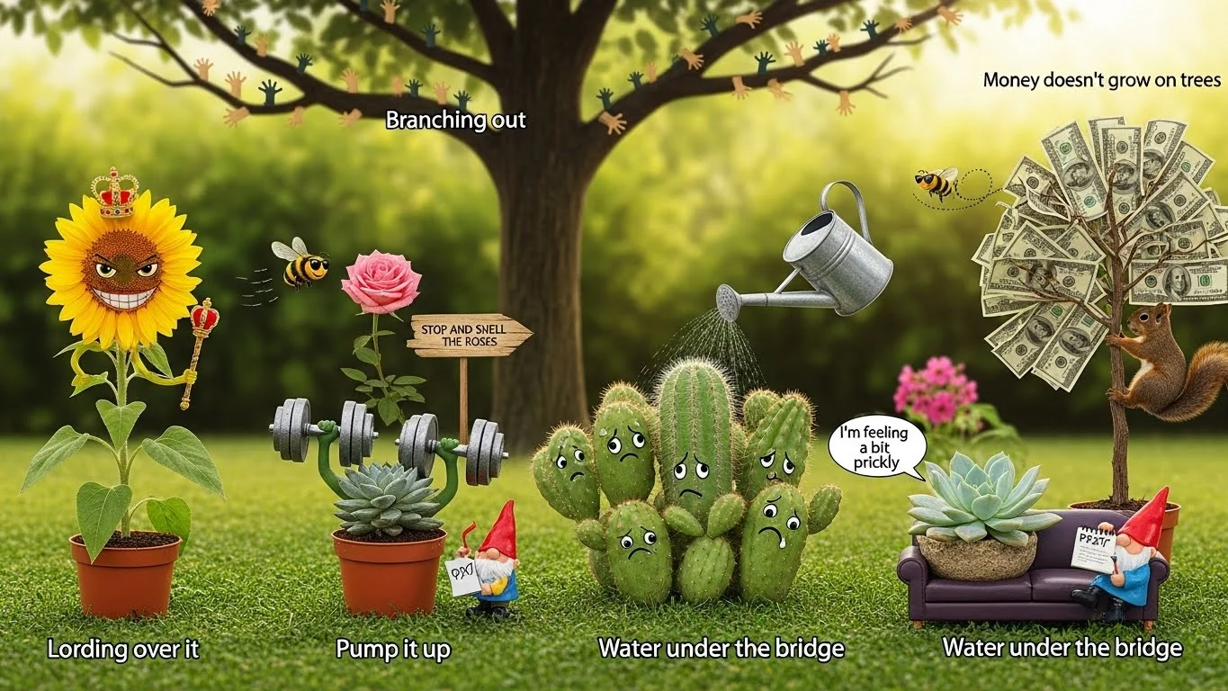 Pun-tastic Plant Idioms and Sayings
