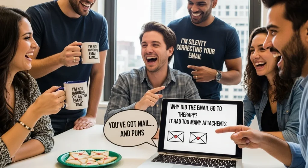 email puns