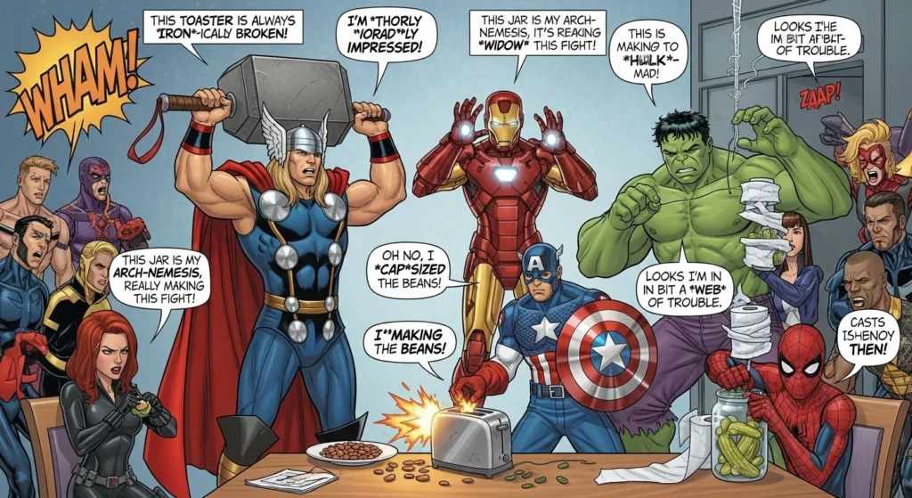 marvel puns