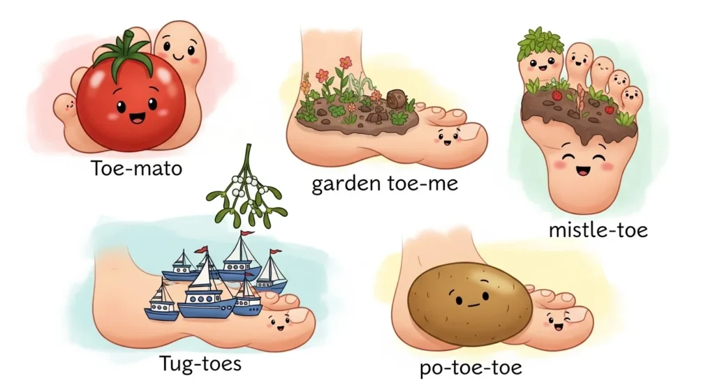 toe puns