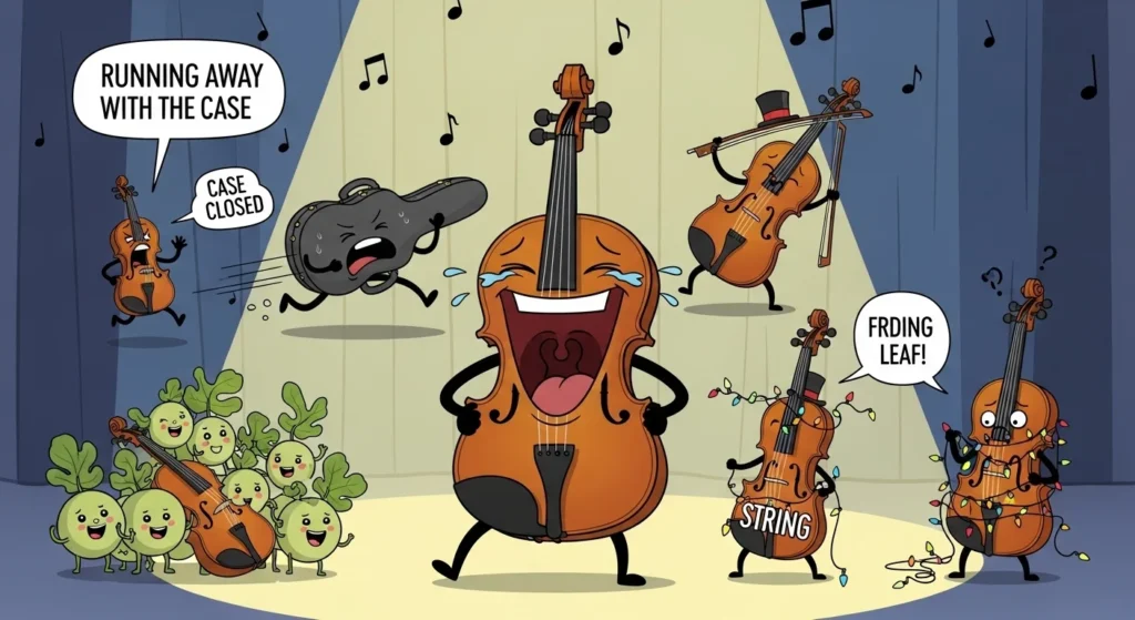 violin puns