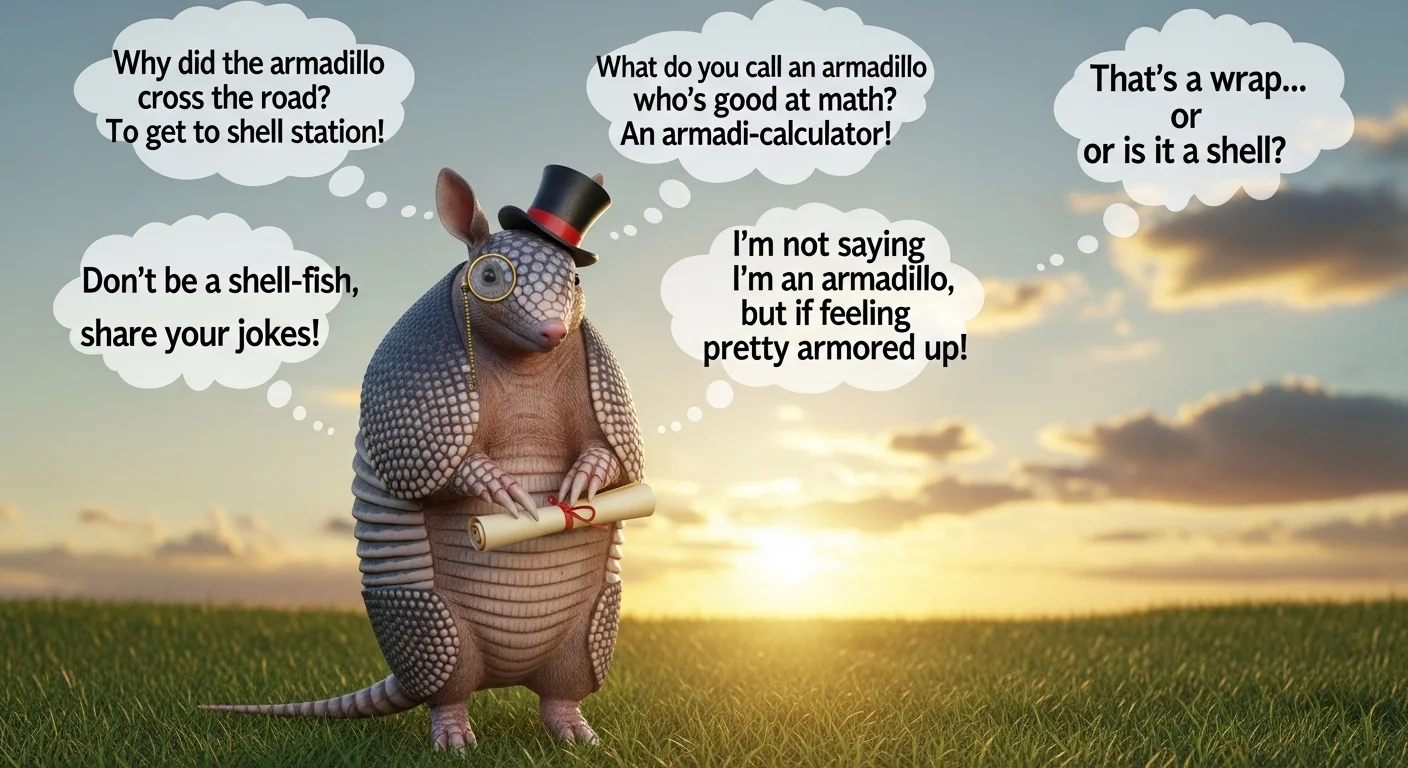 Armadillo Puns One Liners