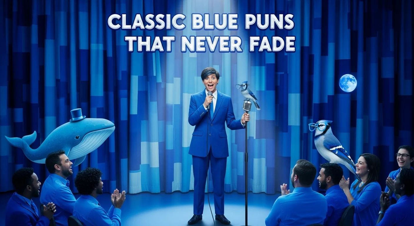 Classic Blue Puns That Never Fade