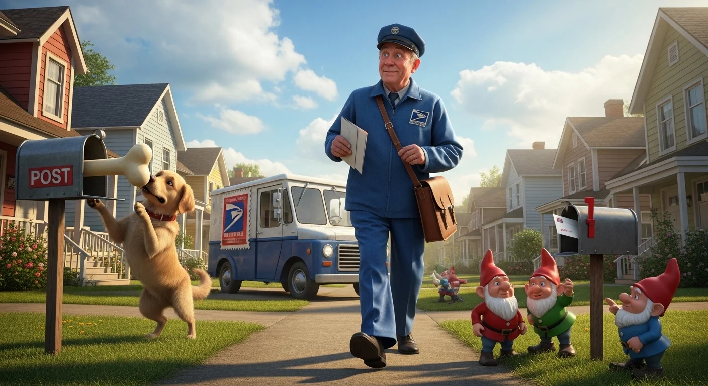 Delivered Classic Mail Puns