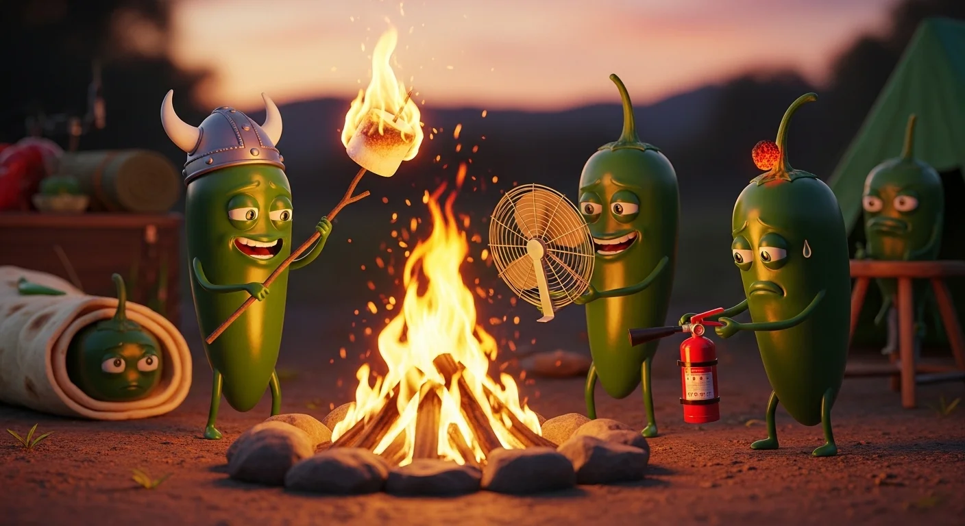 Flame Game Strong Jalapeño Puns