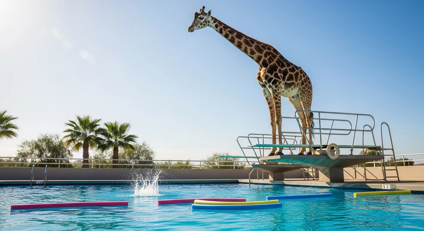 Giraffe-puns to end on a high note