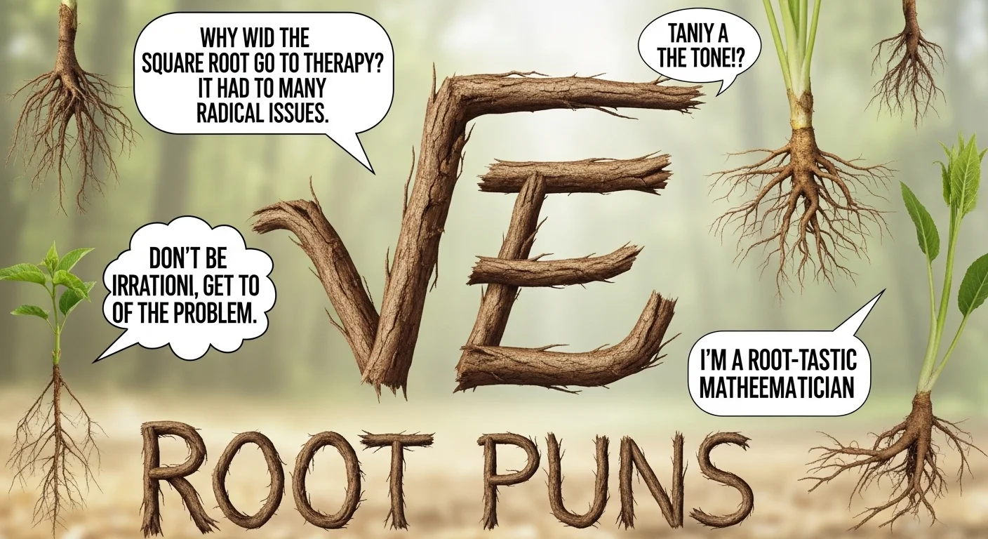 Root Puns Captions