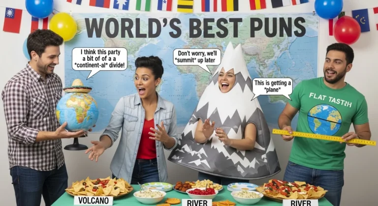 geography puns