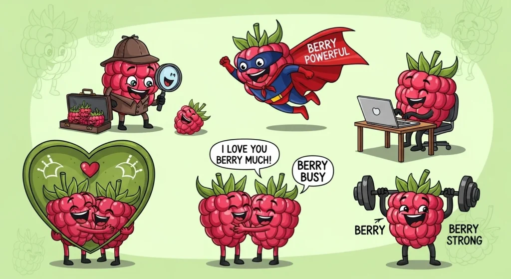 raspberry puns