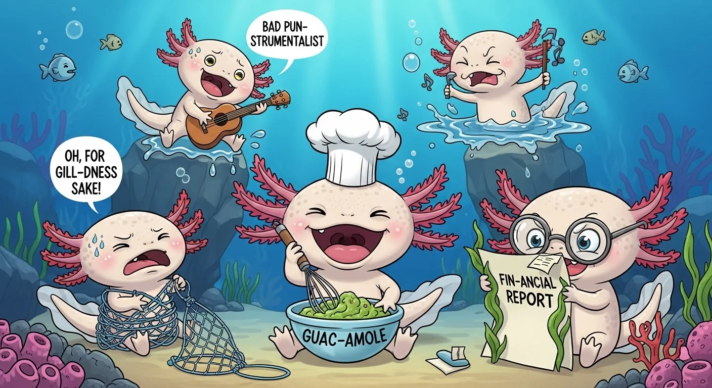 Axolotl Puns One Liners